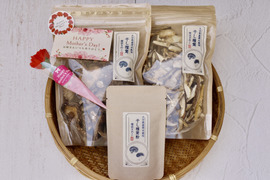 【母の日ギフト】原木栽培　干し椎茸　椎茸粉ギフトセット
