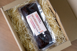 この商品は、https://www.tabechoku.com/products/188421に移動しました。【小麦粉不使用】【砂糖不使用】ミルクココアのパウンドケーキ 1個470g