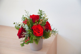 クリスマスのアレンジメント