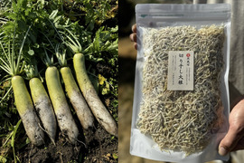 【自然栽培】切り干し大根(宮重大根)200gチャック袋入り