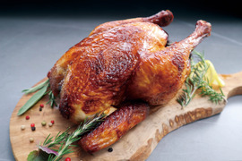 レンジ調理で完成！みつせ鶏丸焼きロースト1羽（約1kg）