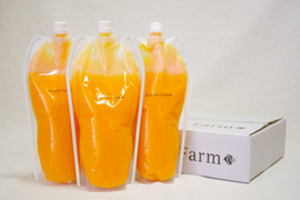 【父の日ギフト】日下みかんストレートジュース　パウチ1000ml×3本(化粧箱入)