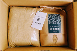 一等米・令和5年産・米ぬか1kg&特別栽培米コシヒカリ 玄米2kg 低農薬（80％以上削減）