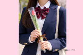 ご卒業・ご入学のお祝いチューリップ　1輪ラッピング🌷30束　 ※北海道全域・沖縄県全域　配送不可※