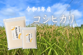 【R8年産 新米】予約でお得に！『コシヒカリ』 精米2kg