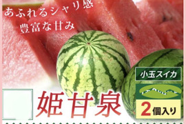 👑大人気👑【産直で即完売❗️】2玉セット‼️果汁量も多くジューシー果肉はシャリシャリ😋🍉理想の小玉スイカ🍉でも実はでかいんです！！