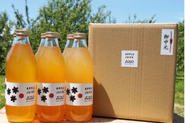 農薬50%減栽培りんごの無添加100%ジュース 全6種類コンプリートセット✨ ふじ・王林・紅玉・彩香・ジョナゴールド・未希ライフ各1本ずつ🍹 青森県特別栽培りんご ノンフィルター 酸化防止剤無添加