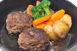 【ギフトセット】 生・ハラペーニョハンバーグ（120g）×3個
