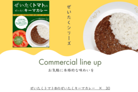 『ぜいたくトマト®のぜいたくキーマカレー』180g×30個セット