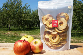 お得サイズ！無添加干しりんご🍎ミックス大袋150g　特別栽培りんごをスライスして干しただけ！保存食にもおすすめです！