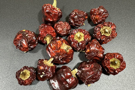 【乾燥唐辛子】耐えられる辛さ！ぺぺロンチーノ（総量20g）農薬・化学肥料不使用