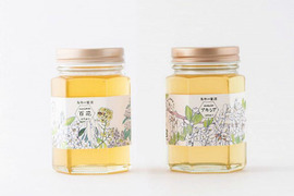 百花・アカシア蜂蜜　2瓶セット【非加熱・天然】ミネラルたっぷり【食べ比べ】