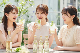 【希少な国産エルダー使用】エルダーフラワー フィズ15本入｜ノンアルスパークリング200ml　岡山県産・自然栽培ハーブの炭酸ドリンク