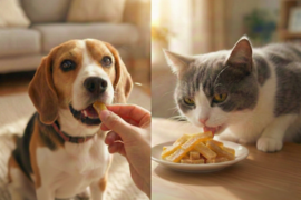 【愛犬・愛猫に】国産紅はるかの無添加『干し芋キューブ』お得な120g×4袋セット