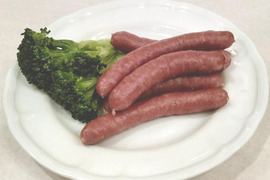 北海道産の羊のバラ肉ベーコン200gと羊肉ウィンナー10本のセット