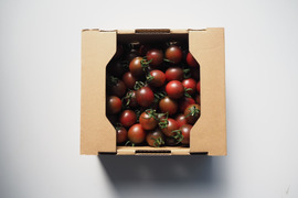 紫色ミニトマト 1kg【ブドウようなトマト】熊本県産：ギフトメッセージ対応