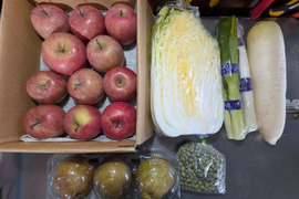 野菜類と果物のセット