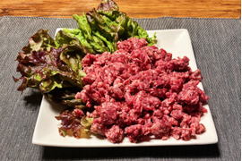 【赤身の旨味がたまらない】北海道産熟成鹿肉の挽肉600g