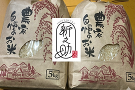 【令和7産】有機JAS認証の新潟新之助10kg（玄米5kg×2）#離乳食にも#しただ産