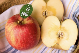 🍎《家庭用》青森完熟葉とらずふじ9〜15玉(約3kg)🍎ID119812