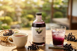 【自然の薬箱】森の果実をぎゅっと一瓶に｜エルダーベリーコーディアル 340g