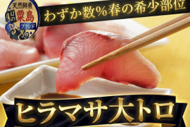 【数量限定】🐟わずか数％の希少部位🐟春の極上大トロ 海の貴族と称される天然ヒラマサの“シャトーブリアン”刺身＆しゃぶしゃぶ180g【5月中下旬予約】