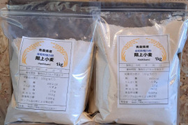 令和5年青森県階上産小麦粉全粒粉1kg×6