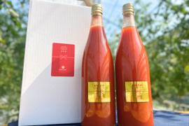 【夏ギフト】本物の甘さと健康をお届けする贅沢無添加トマトジュース720ml×2