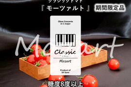 クラシック音楽で育つ 糖度8度以上・酸味の少ない高糖度ミニトマト『 クラシックトマト モーツァルト 』【750g】