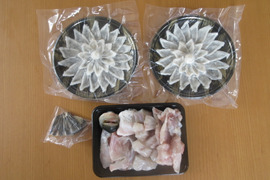 冬の味覚！長崎県産高級とらふぐ　【刺身・鍋・唐揚げ用】【２人前のお試しセット】【冷凍発送】【冬ギフト】