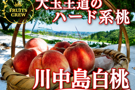 【大玉の王道ハード系 川中島白桃】本場山梨の品種指定キャンペーン🍑香り高く食味抜群の人気品種🍑お得な大容量パッケージ約2㎏🍑7月下旬～発送🍑