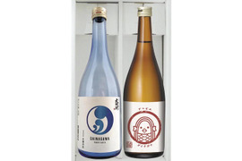 【売上NO.1セット】大納川純米あまびえラベルと大納川純米吟醸夏酒セット20ml×各1本（計2本）　ギフトBOX入り 【包装・熨斗対応可】
