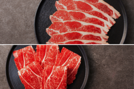 【夏ギフト】味わい２種しゃぶしゃぶ用セット 計300g　熨斗対応可