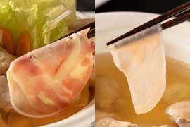 小分けで便利！みつせ鶏 もも・むね しゃぶしゃぶ食べ比べセット（計700g）