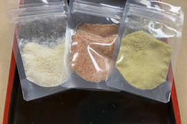 BBQなどに♪ 自然栽培の塩20g3種セット
