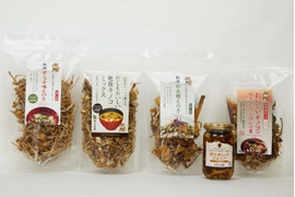 【キノコ村】”らくちん”でおいしいキノコ加工品セット《おがこ栽培》