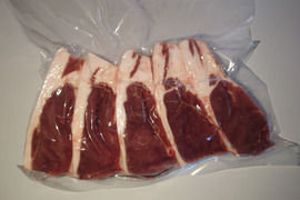 当歳鹿（エゾシカ）サーロイン　ステーキカット500g　１点物