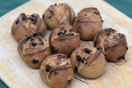 【超貴重な有機JAS認証パン】Singleパン㉜：麦の栽培から一貫生産　自然栽培小麦のみ使用したチョコプチ8個