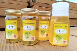 【アワード受賞福袋】はまっちゃう!?ハーブのような蜂蜜~はぜ（300gビン3本+280gボトル1本)和歌山・村上養蜂 ほんまもん生蜂蜜　非加熱
