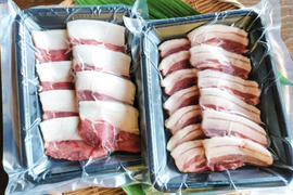 5周年記念第二弾限定品✨食べ比べ福袋🍖【特Aクラス🥇】猪肉スライス500g（バラ・ロース）岡山ジビエでBBQ✨