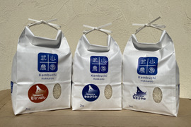 北海道米３種食べ比べセット各種精米２kg 合計６kg 令和５年産