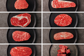 【29の日】［～1/4まで］里山牛ステーキ 全８種 食べ比べセット（1,040g）