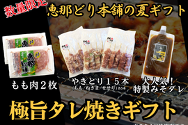 【夏ギフト】岐阜県産「恵那どり」極旨タレ焼きギフト✨
