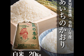 【節減対象農薬6割減】あいちのかおり 白米20g【令和7年・愛知県産】