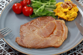 【お買い得5パックセット】しっかりソース味「元気豚 肩ローストンテキ」130g×5パック