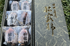 【ギフト】超BIG！特選ころ柿（干し柿）LLサイズ6個詰め＜硫黄燻蒸なし＞