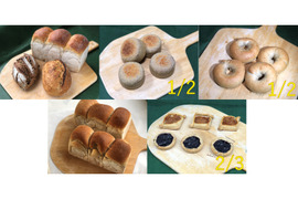 全部有機！パンBOX+Singleパン⑧Harf+⑪Harf+⑨+2/3SComp：麦の栽培から一貫生産　自然栽培小麦のみ使用した基本のパンBOX+食パン2個追加+Sweets2種