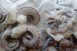 【9周年感謝祭】関門海峡たこ一口大カット350g、足1本ずつにカット350g♪小サイズ②種類プリプリコリコリ食感を味わってみて下さい