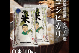 【節減対象農薬6割減】コシヒカリ 白米10kg【令和7年・愛知県産】
