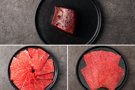 【8％OFF】［～5/3まで］里山牛ヘルシーBBQ３種 食べ比べセット（850g）（レバー・カタ赤身・モモ）